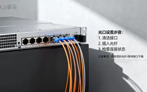 服务器配置光口如何设置，有哪些注意事项？