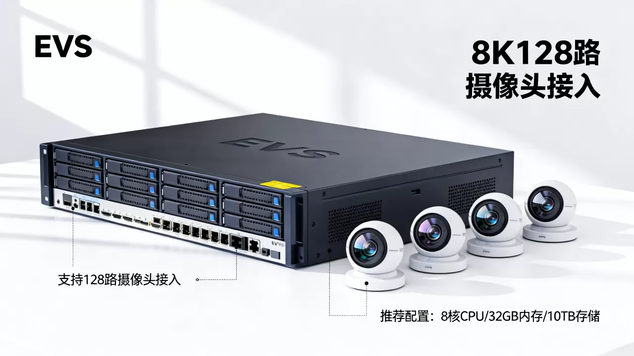 evs存储服务器最多能添加多少路摄像头,配置怎么选? evs存储服务器最多能添加多少路摄像头,配置怎么选?