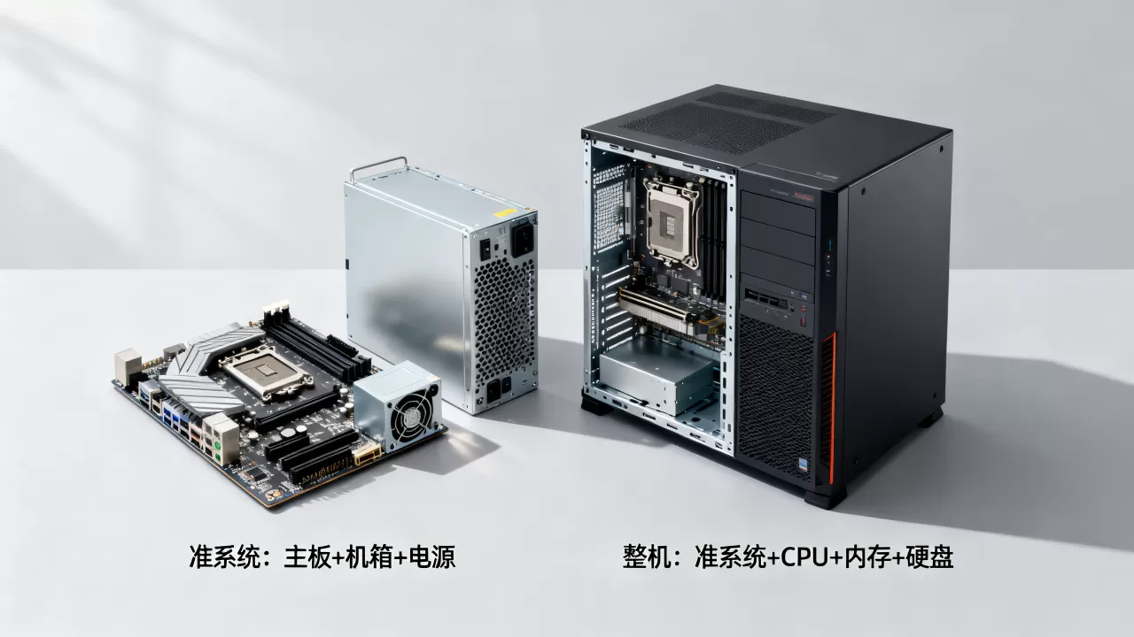 服务器准系统平台怎么选,服务器准系统和整机有什么区别? 服务器准系统平台怎么选,服务器准系统和整机有什么区别?