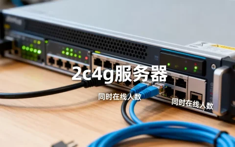 2c4g服务器能同时支持多少人，多少人同时在线