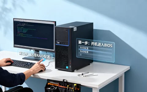 服务器如何进入raid配置，步骤是什么？