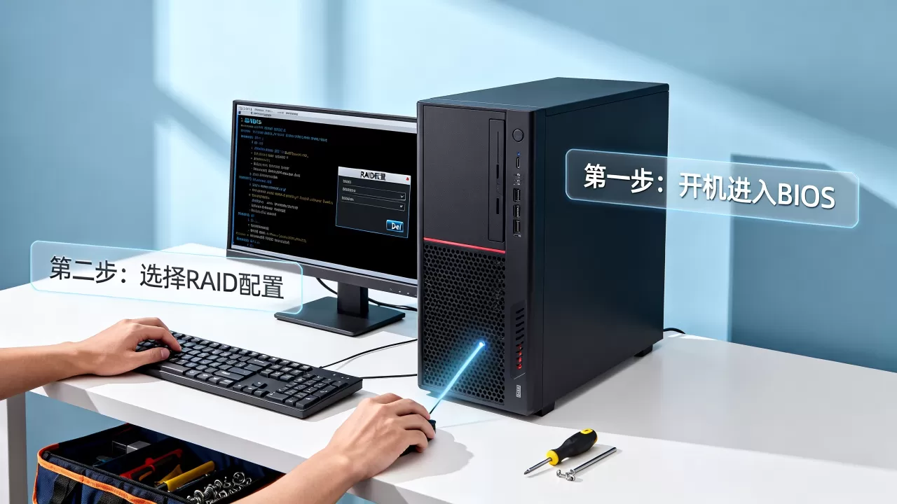 服务器如何进入raid配置,步骤是什么? 服务器如何进入raid配置,步骤是什么?