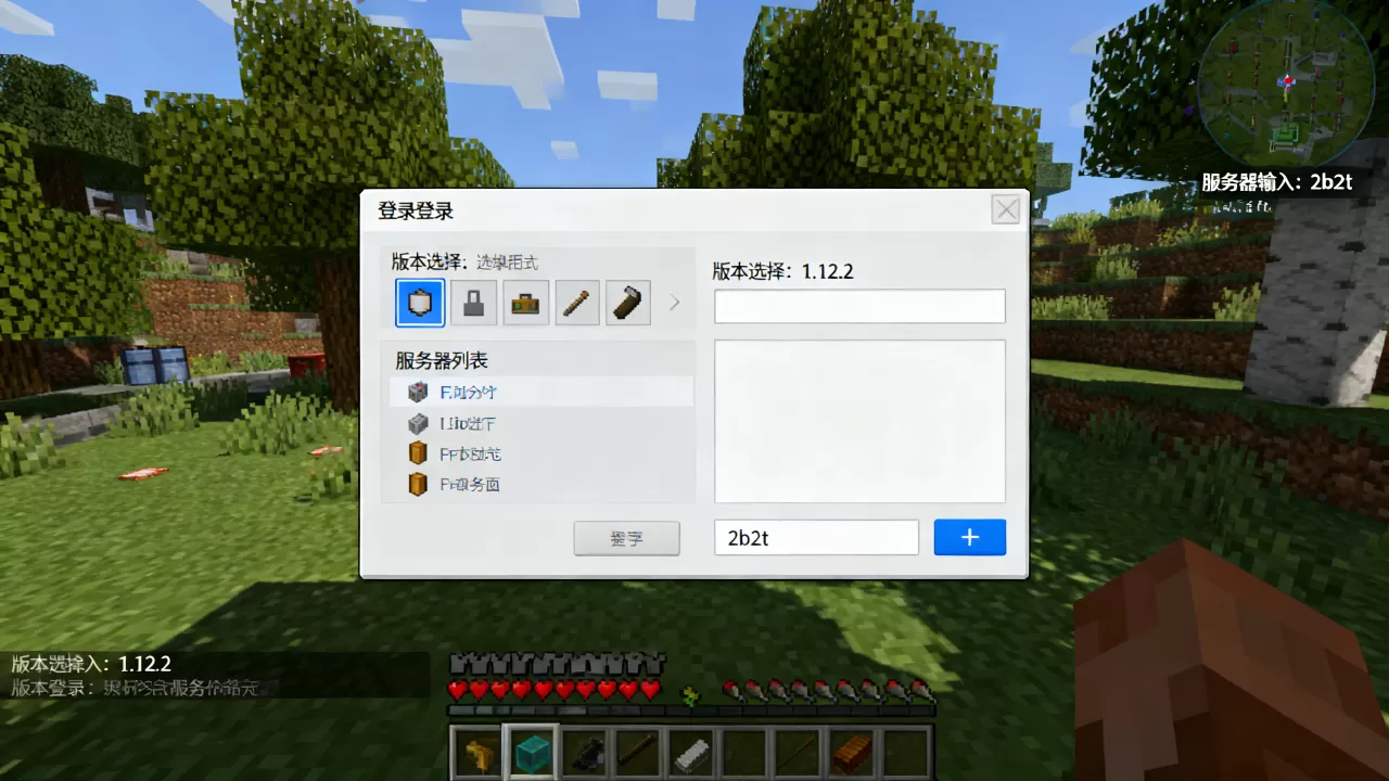 我的世界中国版怎么进2b2t服务器?,需要什么版本 我的世界中国版怎么进2b2t服务器?,需要什么版本