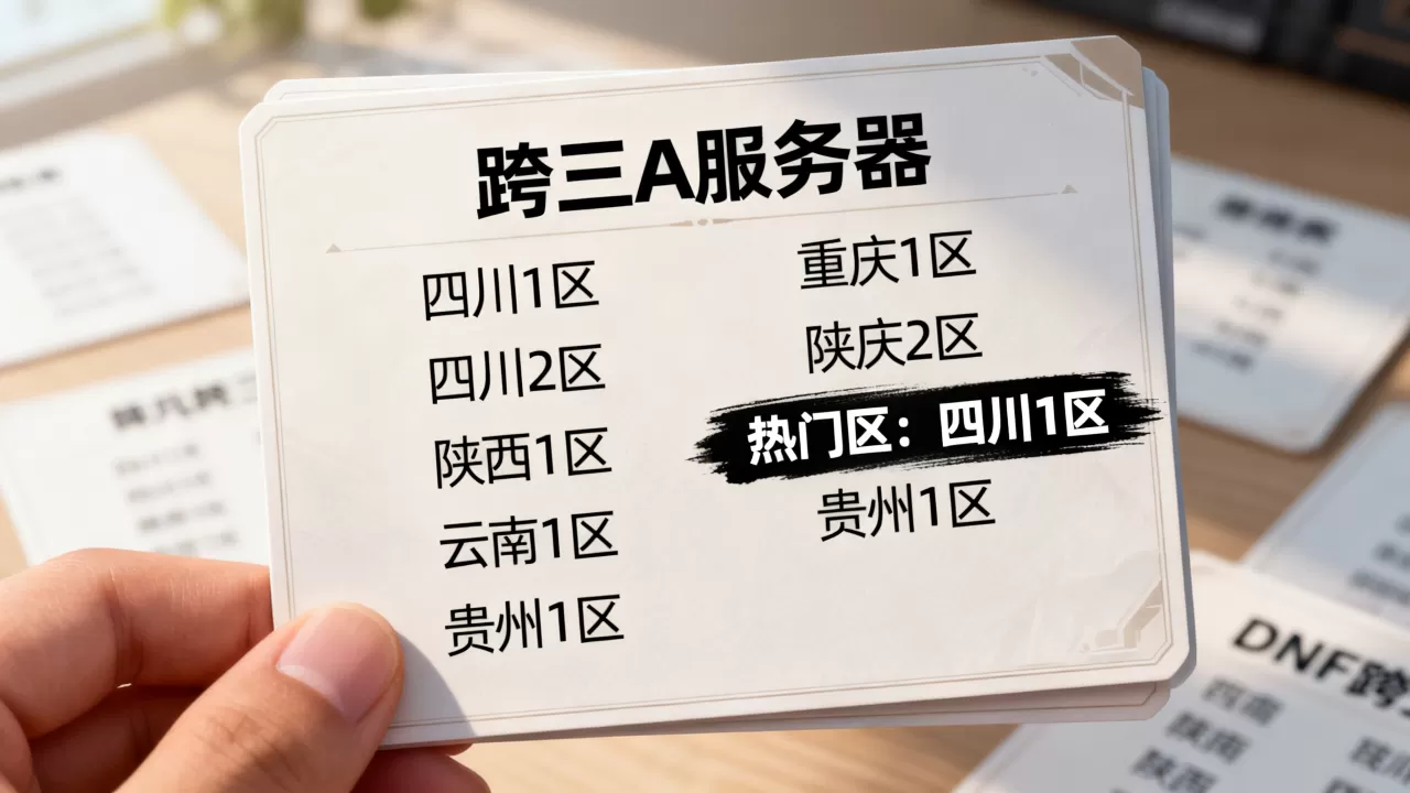 DNF跨三A服务器到底有哪些区?,哪个区最热门? DNF跨三A服务器到底有哪些区?,哪个区最热门?