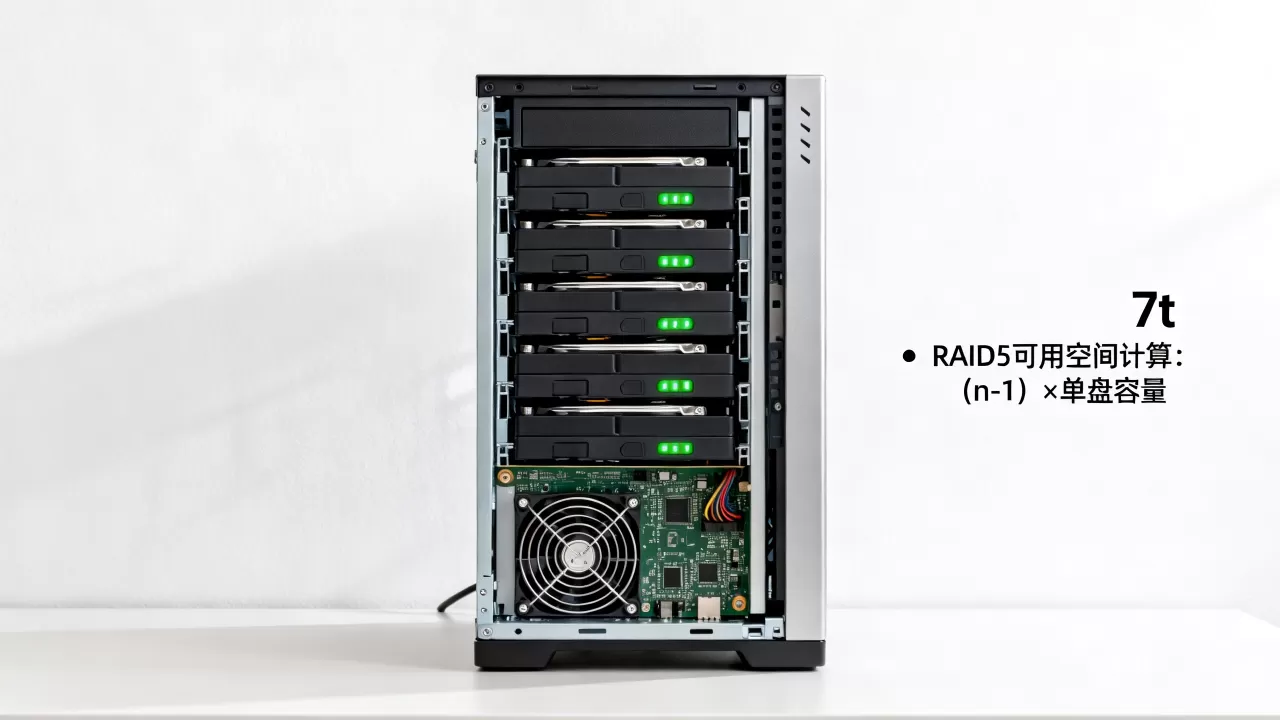 7t服务器做raid5剩多少可用空间,怎么算? 7t服务器做raid5剩多少可用空间,怎么算?