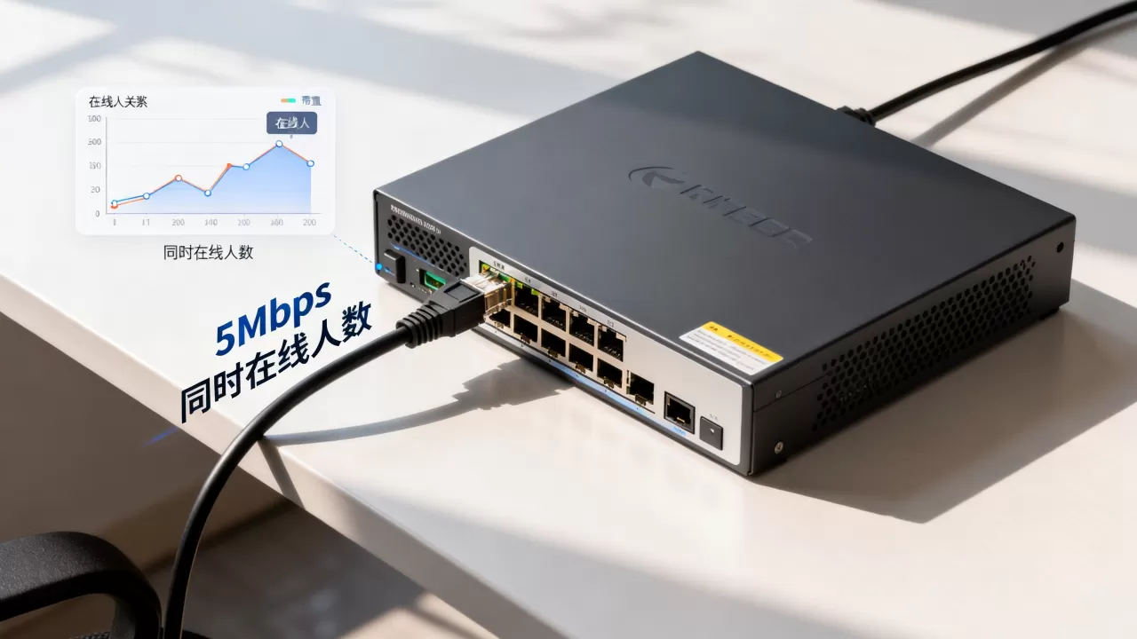 服务器5Mbps带宽到底能同时在线多少人?,够用吗? 服务器5Mbps带宽到底能同时在线多少人?,够用吗?