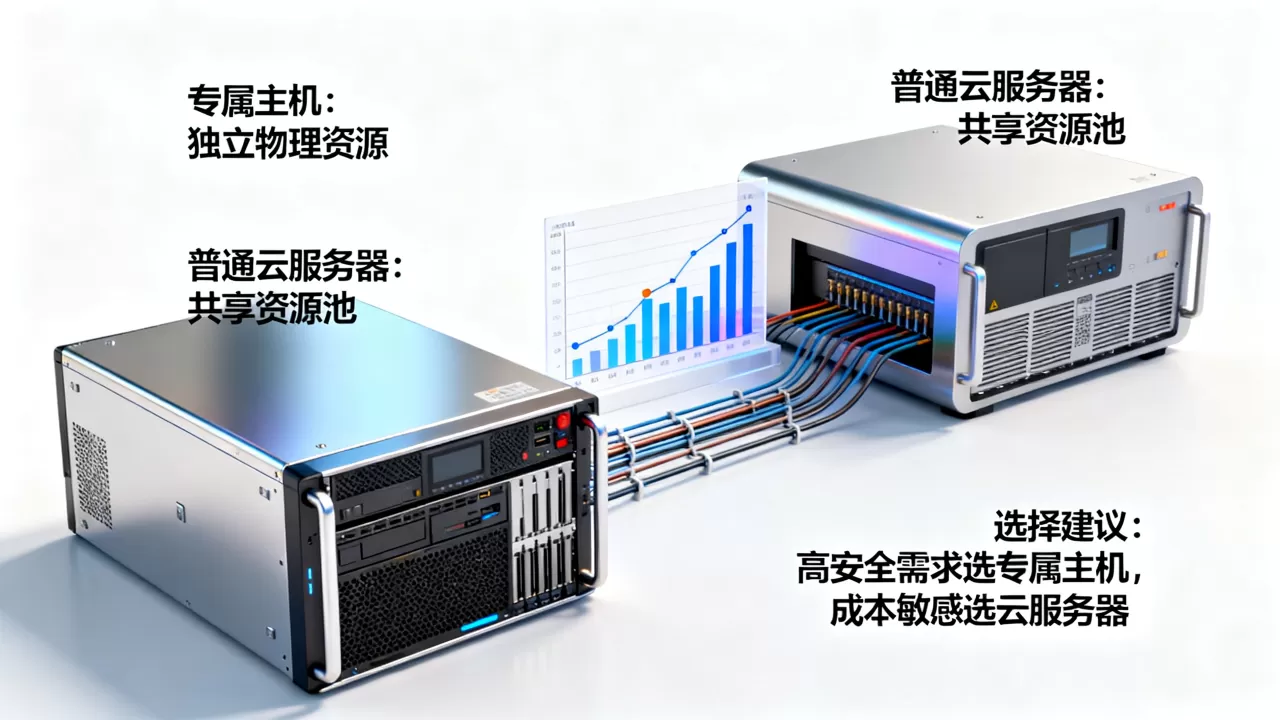 专属主机与普通云服务器有什么区别?,怎么选 专属主机与普通云服务器有什么区别?,怎么选