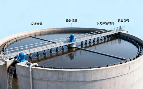 辐流式二沉池设计计算怎么做？，需要哪些参数？