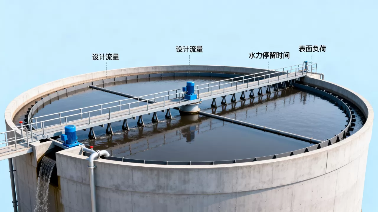 辐流式二沉池设计计算怎么做?,需要哪些参数? 辐流式二沉池设计计算怎么做?,需要哪些参数?