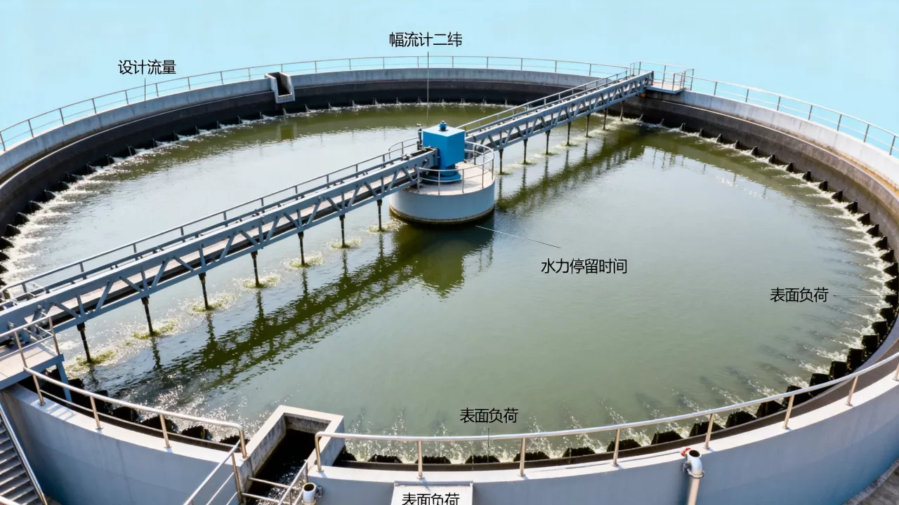 辐流式二沉池设计计算怎么做?,需要哪些参数? 辐流式二沉池设计计算怎么做?,需要哪些参数?
