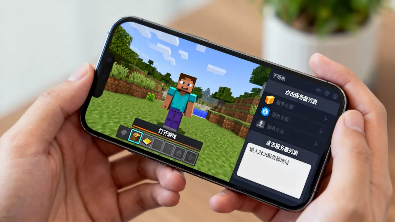 我的世界手机版怎么去2b2t服务器?,怎么做? 我的世界手机版怎么去2b2t服务器?,怎么做?