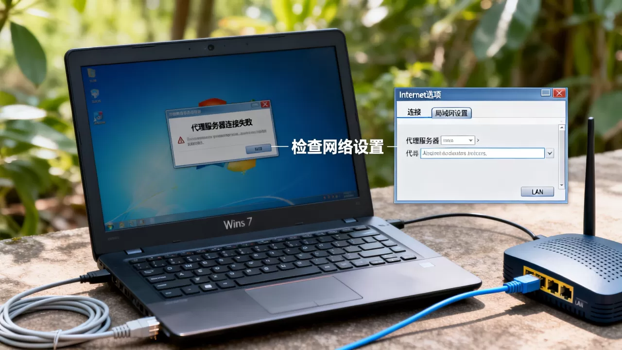 Win7代理服务器连接失败怎么办,是什么原因? Win7代理服务器连接失败怎么办,是什么原因?