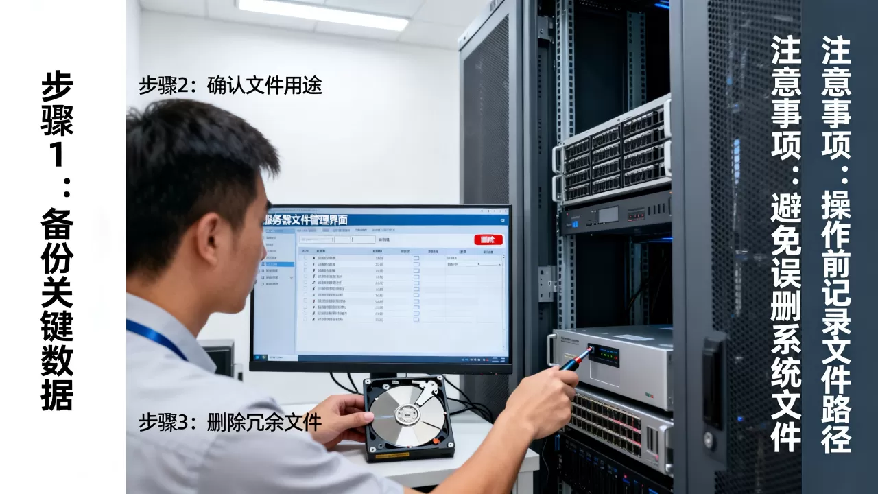 服务器空间清理步骤是什么?,有哪些注意事项? 服务器空间清理步骤是什么?,有哪些注意事项?