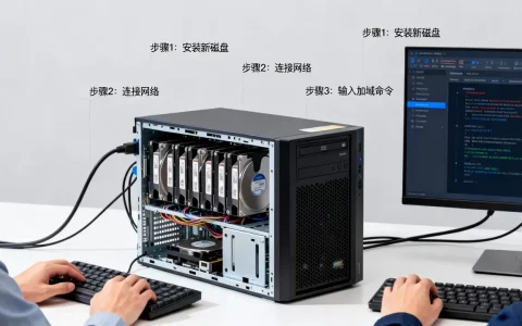 服务器加磁盘后如何批量服务器重新加域？，怎么操作？