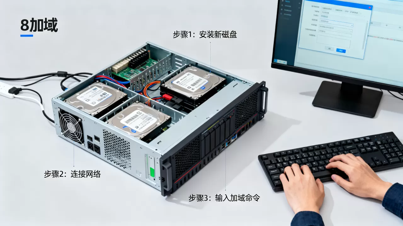 服务器加磁盘后如何批量服务器重新加域?,怎么操作? 服务器加磁盘后如何批量服务器重新加域?,怎么操作?