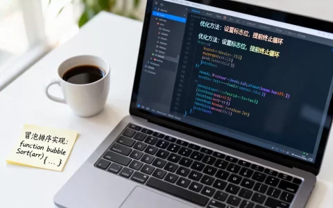 JavaScript冒泡排序怎么实现，有哪些优化方法？
