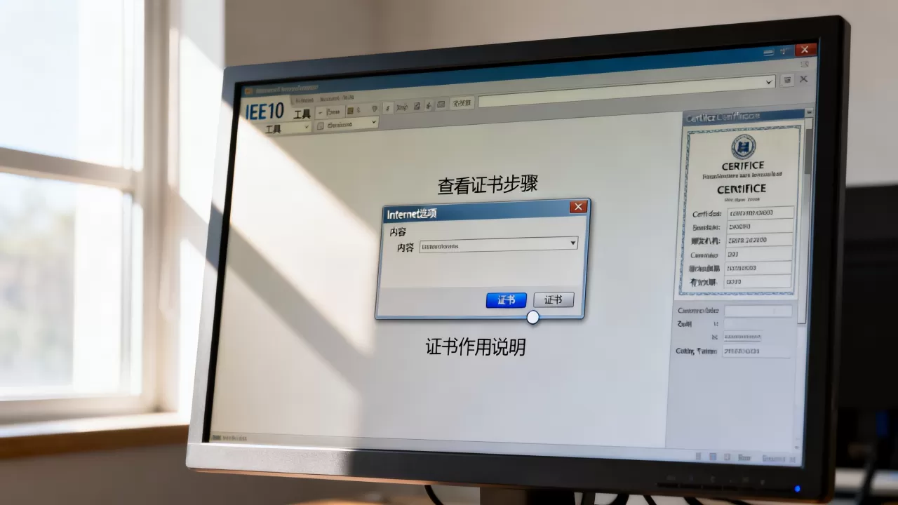 IE10浏览器怎么查看证书?,证书有什么用 IE10浏览器怎么查看证书?,证书有什么用