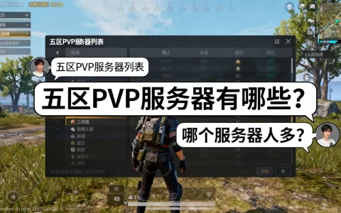 怀旧服五区哪些是PVP服务器？，哪个服务器好