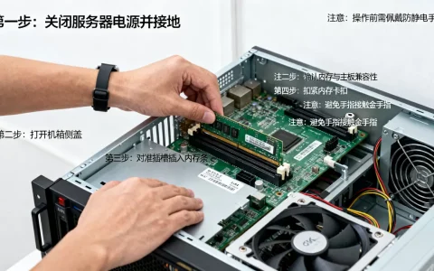 服务器扩内存的具体操作步骤是什么，需要注意哪些问题？