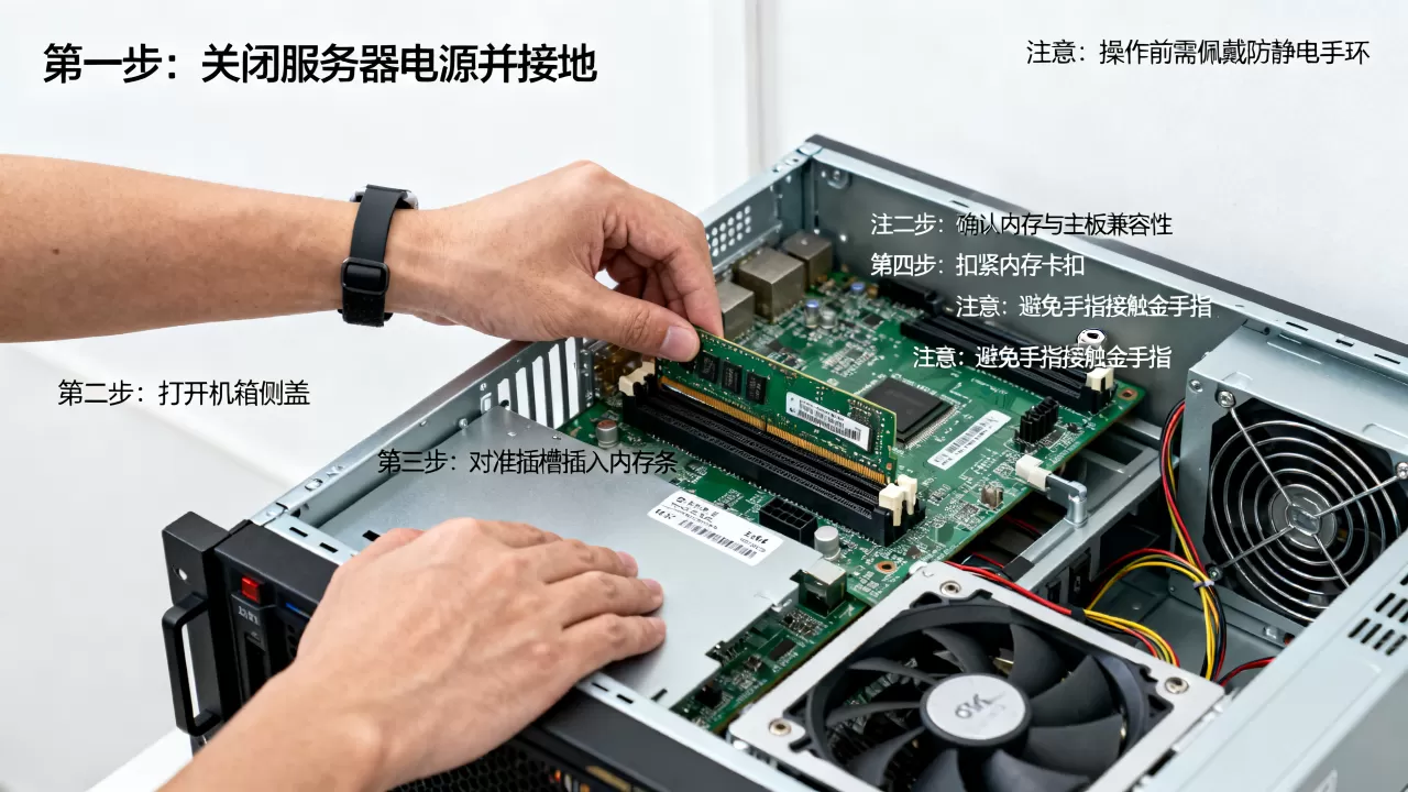 服务器扩内存的具体操作步骤是什么,需要注意哪些问题? 服务器扩内存的具体操作步骤是什么,需要注意哪些问题?