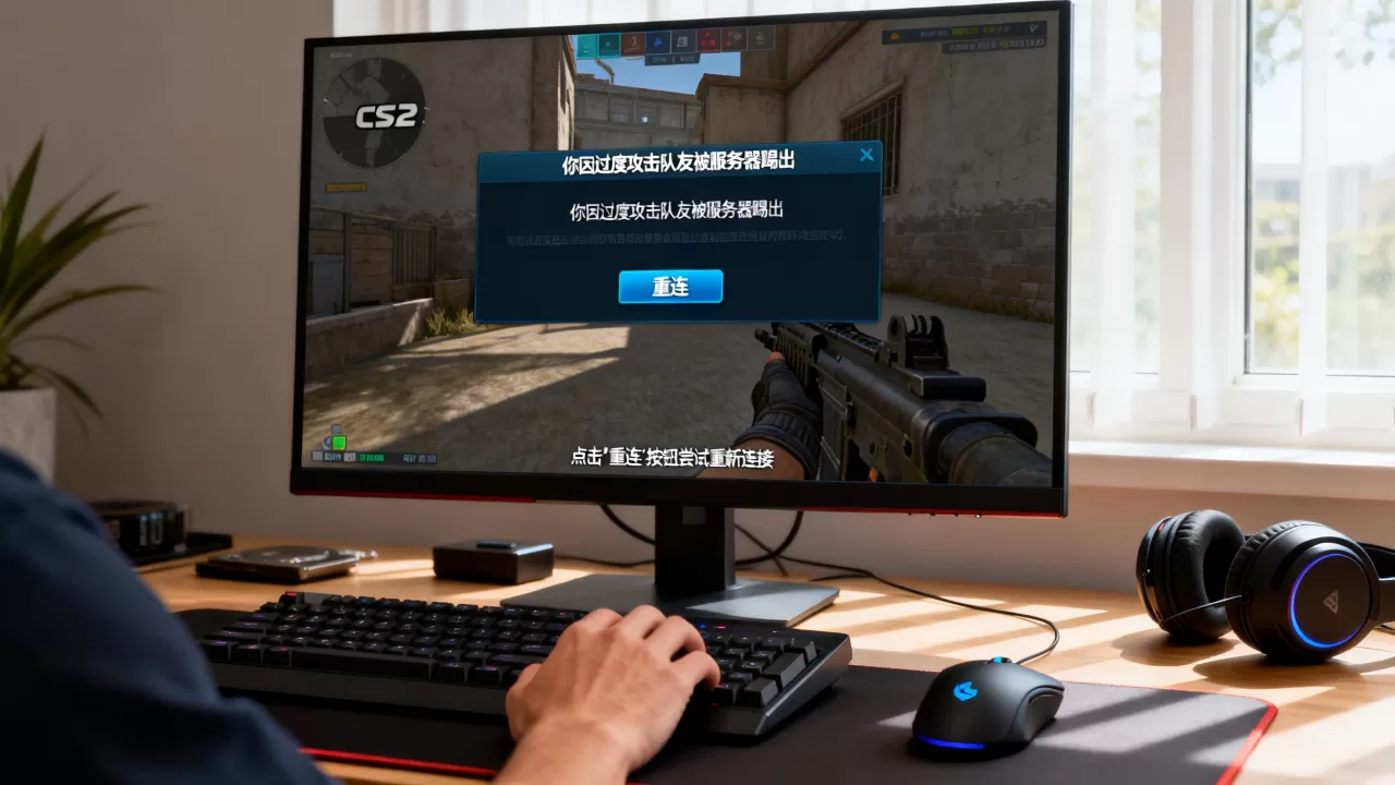 cs2过度攻击队友被服务器踢出怎么重连回去 cs2过度攻击队友被服务器踢出怎么重连回去