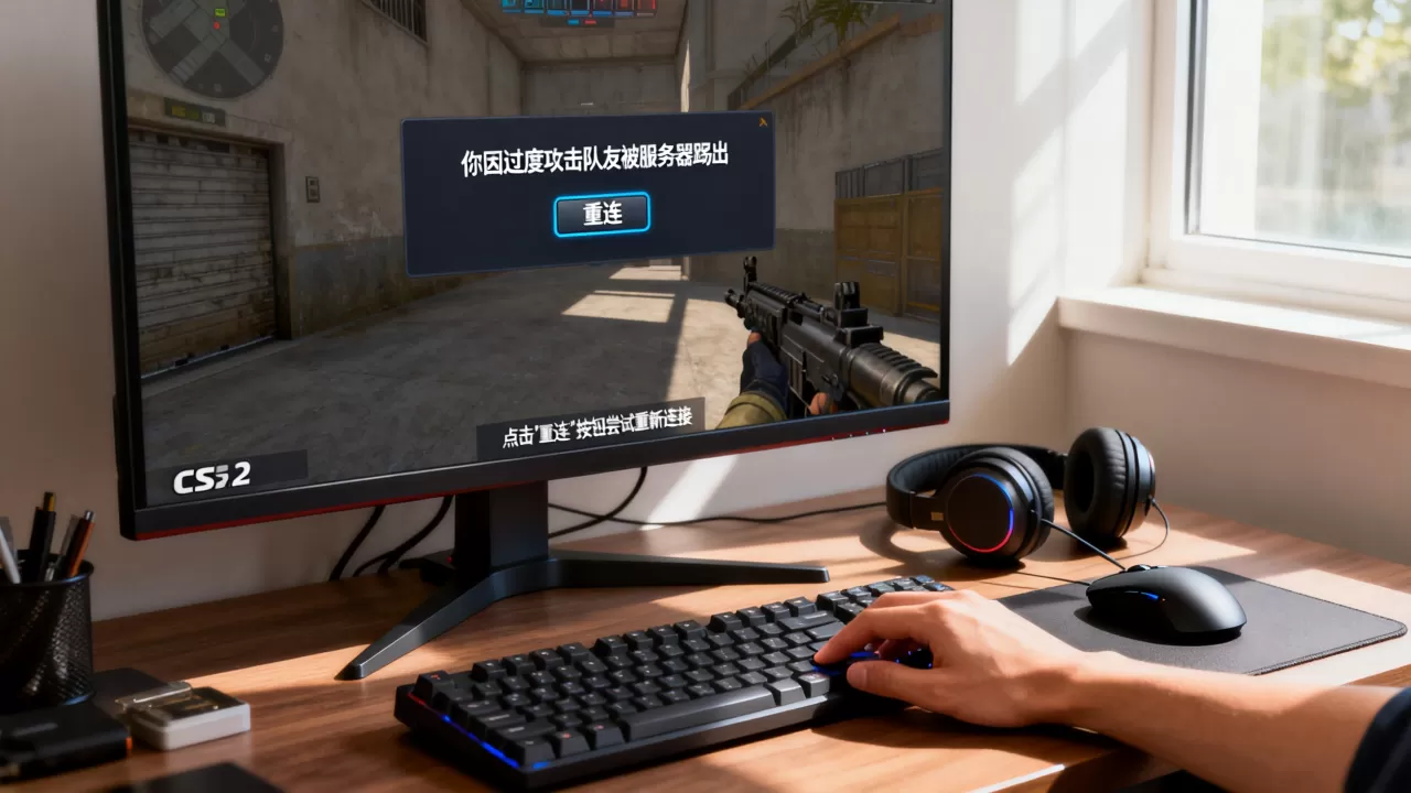 cs2过度攻击队友被服务器踢出怎么重连回去 cs2过度攻击队友被服务器踢出怎么重连回去