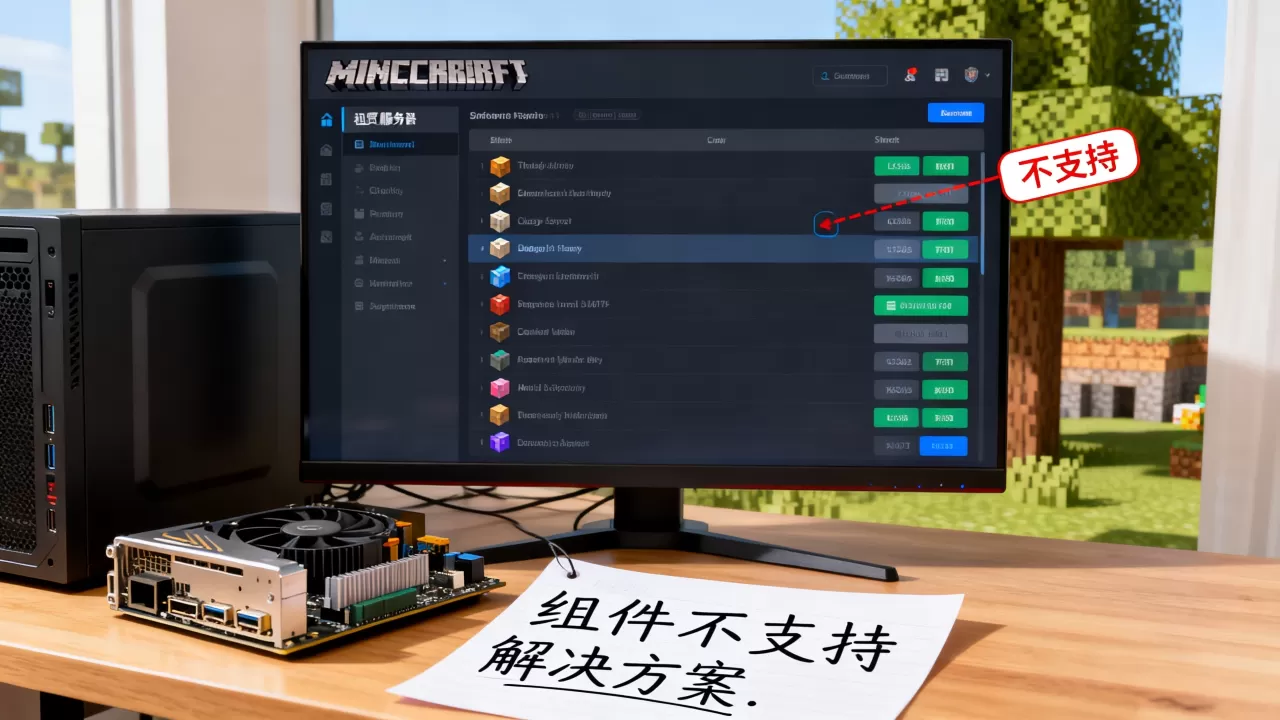 我的世界租赁服务器哪些组件不支持?,组件不支持怎么办 我的世界租赁服务器哪些组件不支持?,组件不支持怎么办