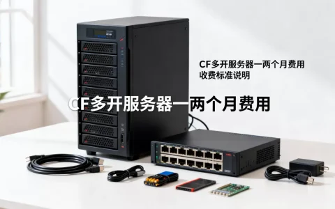 CF多开服务器一两个月多少钱？，怎么收费
