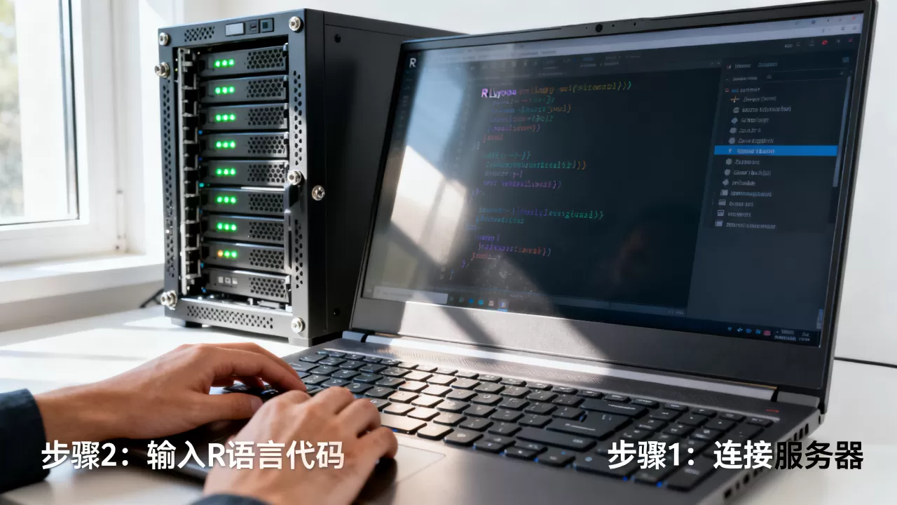 R语言怎么打开服务器上存储的文件?,如何操作? R语言怎么打开服务器上存储的文件?,如何操作?