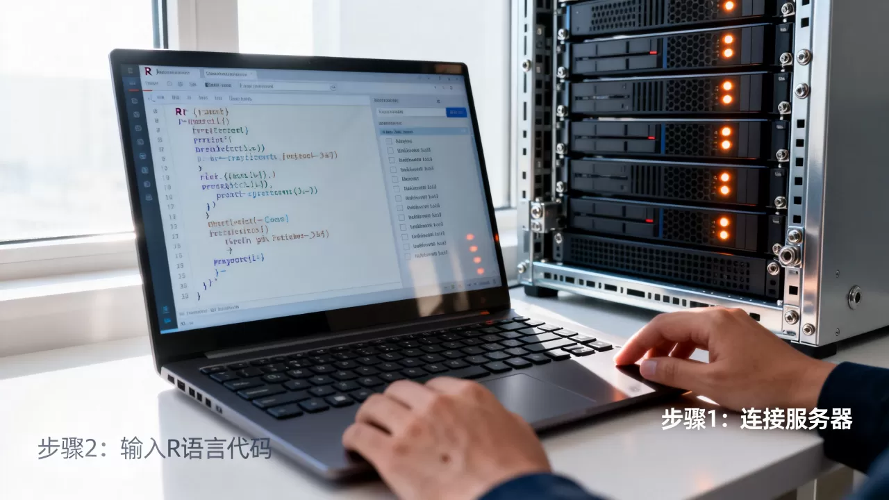 R语言怎么打开服务器上存储的文件?,如何操作? R语言怎么打开服务器上存储的文件?,如何操作?