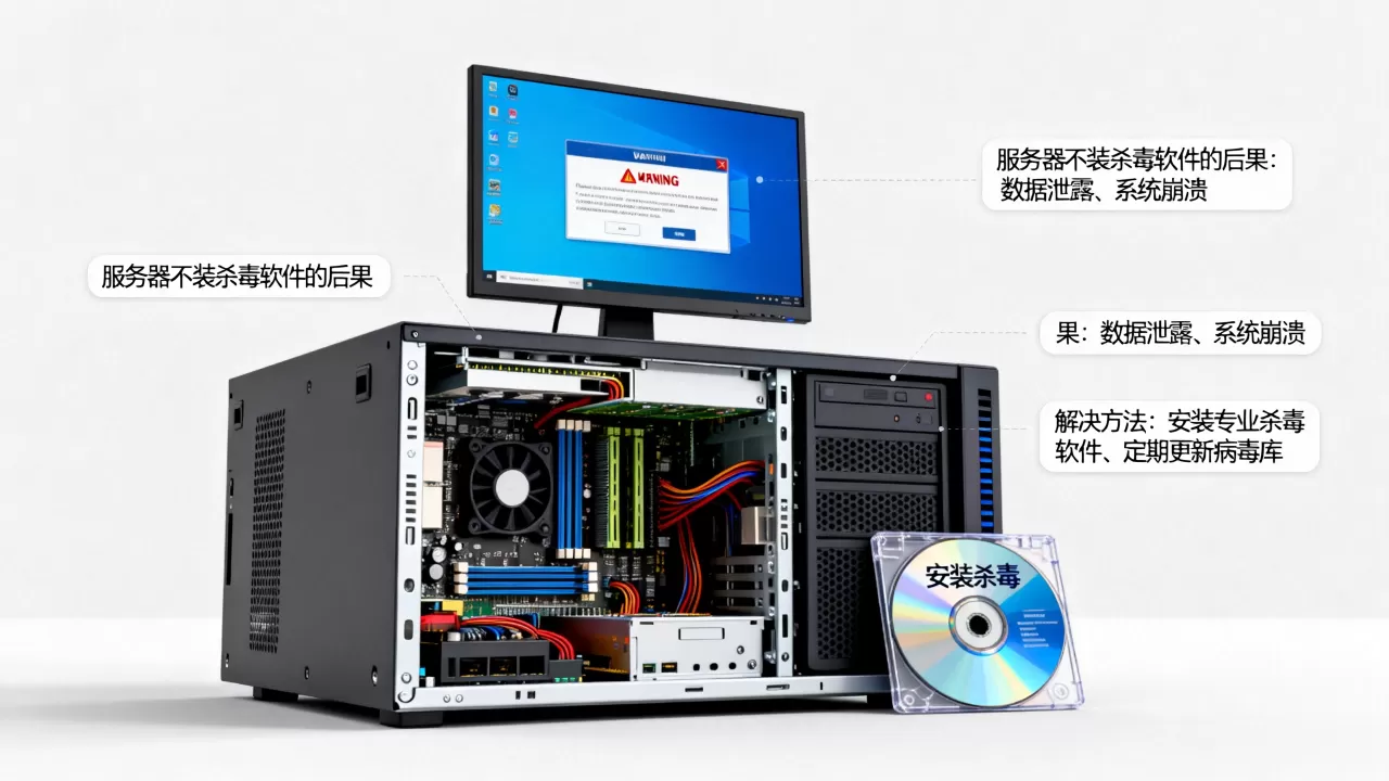 服务器不装杀毒软件会有什么后果,怎么办? 服务器不装杀毒软件会有什么后果,怎么办?