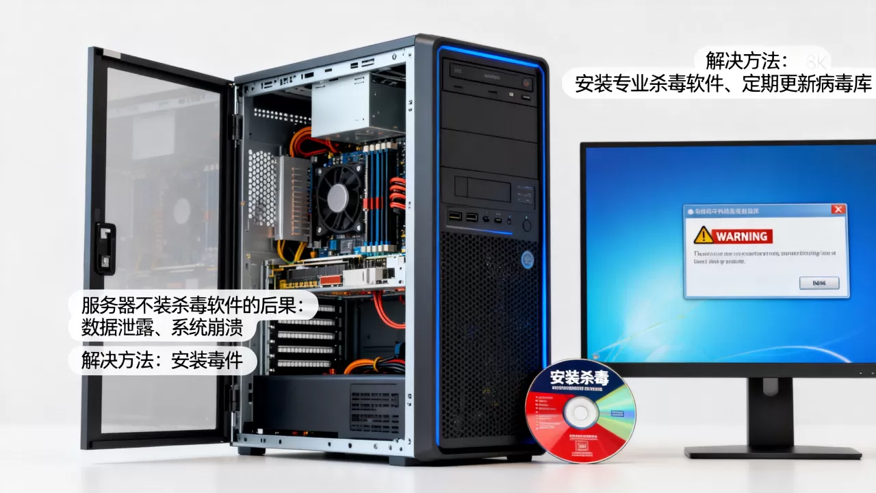 服务器不装杀毒软件会有什么后果,怎么办? 服务器不装杀毒软件会有什么后果,怎么办?