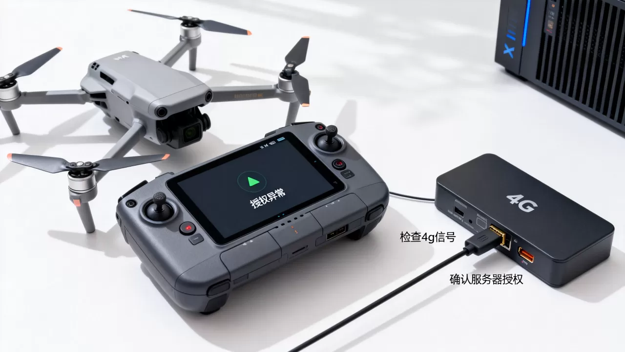 无人机4g服务器授权异常怎么解决,是什么原因? 无人机4g服务器授权异常怎么解决,是什么原因?