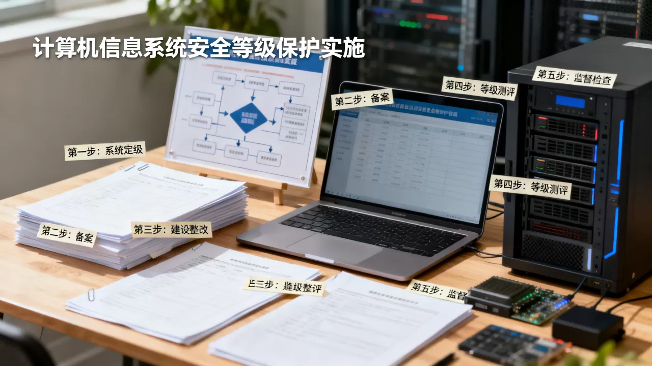 计算机信息系统安全等级保护怎么实施?,具体步骤有哪些? 计算机信息系统安全等级保护怎么实施?,具体步骤有哪些?