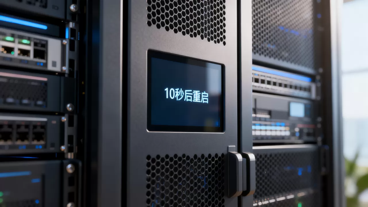 服务器系统将在多少秒重启 服务器系统将在多少秒重启