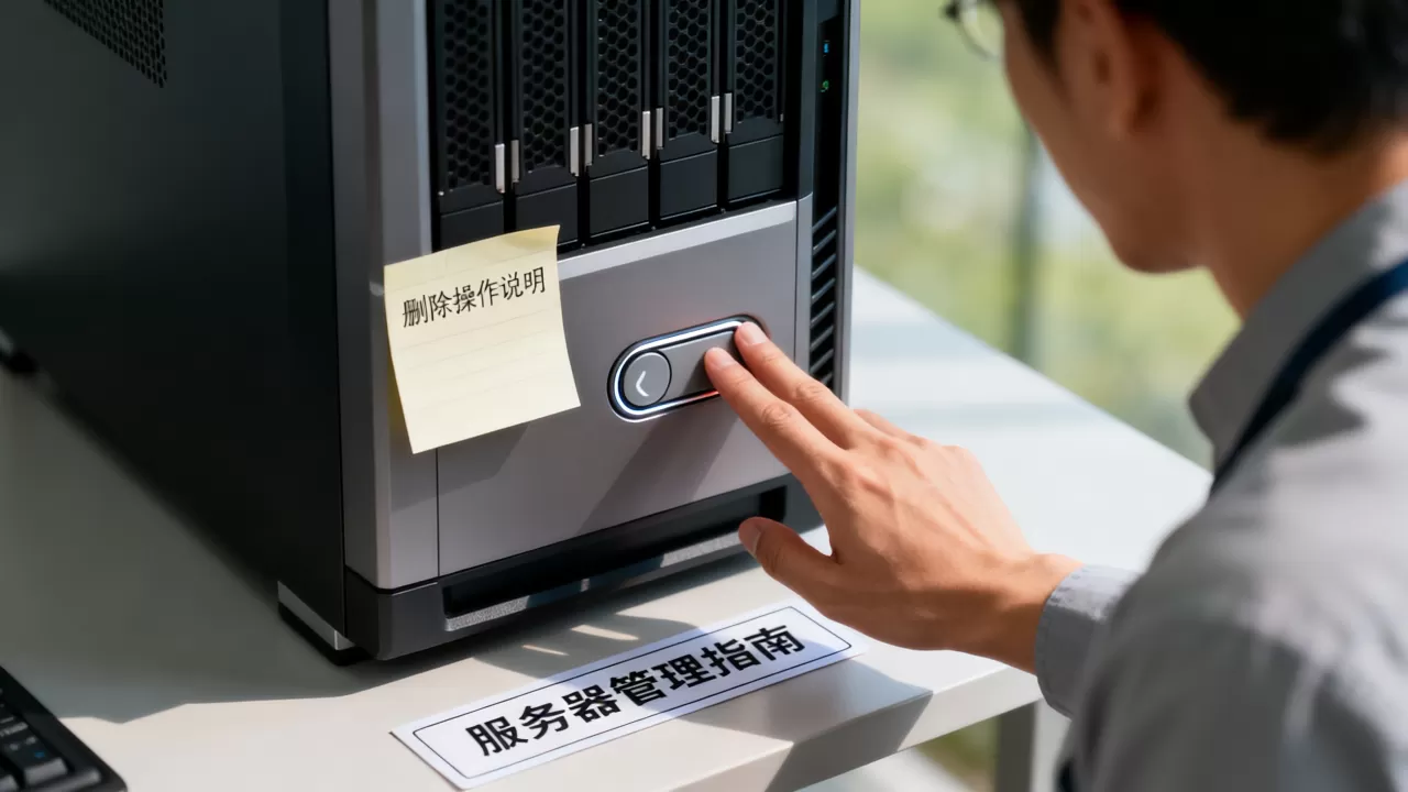 服务器上的删除按钮到底是什么意思?,怎么删除 服务器上的删除按钮到底是什么意思?,怎么删除