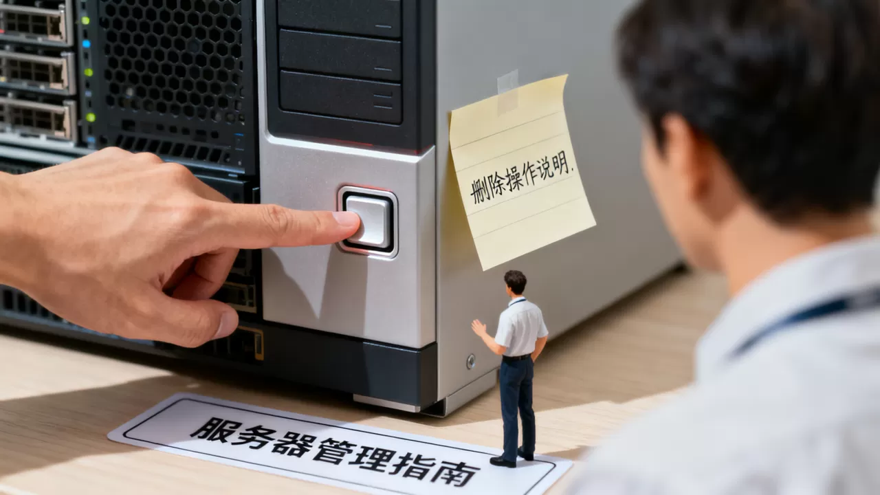 服务器上的删除按钮到底是什么意思?,怎么删除 服务器上的删除按钮到底是什么意思?,怎么删除