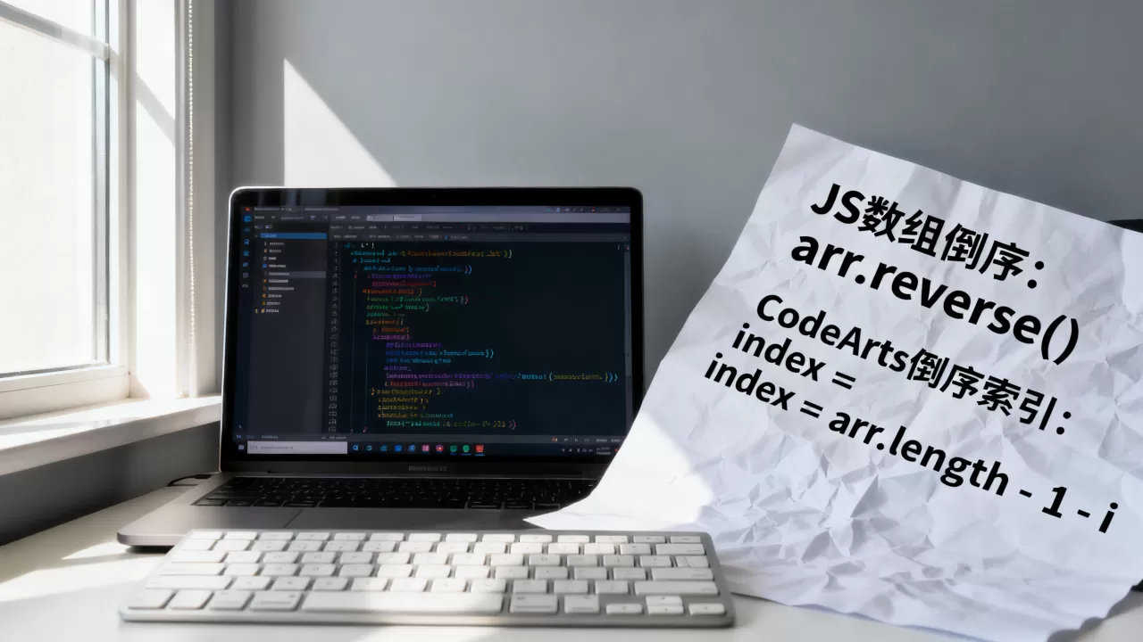 JS数组倒序及CodeArts调用倒序索引如何实现,怎么做? JS数组倒序及CodeArts调用倒序索引如何实现,怎么做?