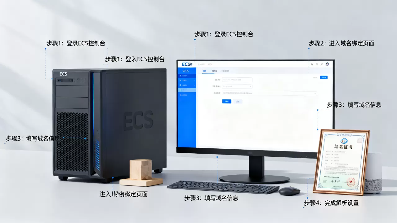 服务器ECS怎么绑定域名?,域名解析步骤有哪些? 服务器ECS怎么绑定域名?,域名解析步骤有哪些?