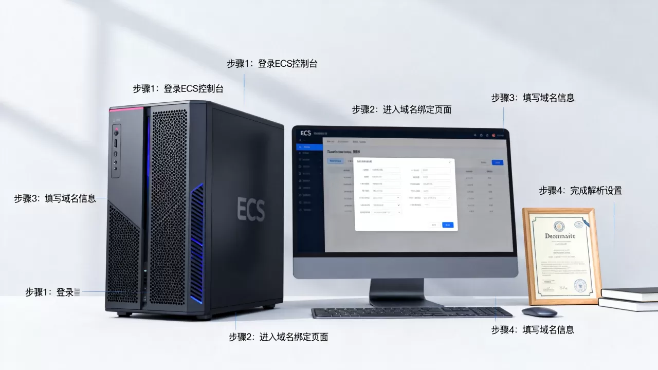 服务器ECS怎么绑定域名?,域名解析步骤有哪些? 服务器ECS怎么绑定域名?,域名解析步骤有哪些?