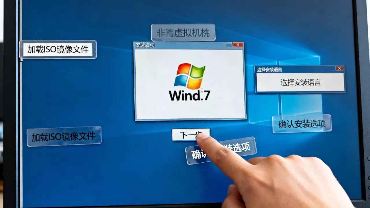 iso镜像怎么在虚拟机里装win7系统?,怎么安装win7 iso镜像怎么在虚拟机里装win7系统?,怎么安装win7