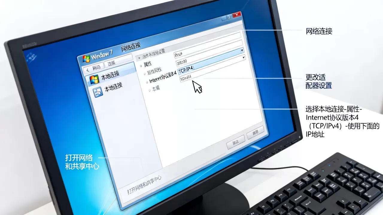 win7网络连接服务器地址怎么更换,如何设置? win7网络连接服务器地址怎么更换,如何设置?