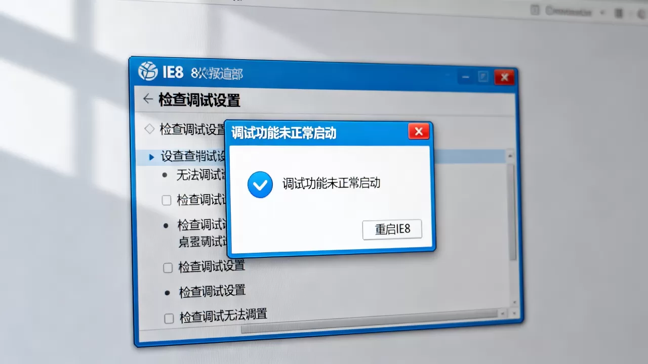 IE8网络调试功能无法正常启动怎么办?,怎么解决 IE8网络调试功能无法正常启动怎么办?,怎么解决