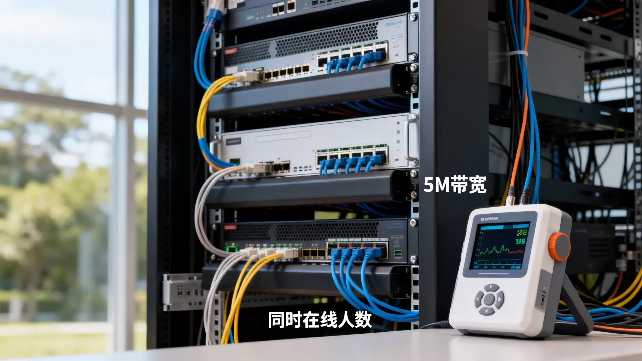 服务器带宽5M能支持多少人同时在线?,5M带宽够用吗 服务器带宽5M能支持多少人同时在线?,5M带宽够用吗