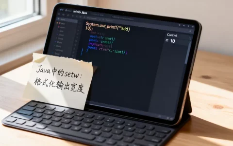 Java中的setw是什么意思，怎么用？