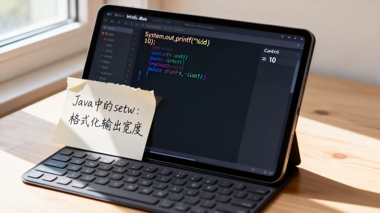 Java中的setw是什么意思,怎么用? Java中的setw是什么意思,怎么用?