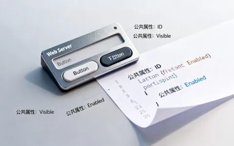 Web服务器控件公共属性你了解多少？，有哪些作用？