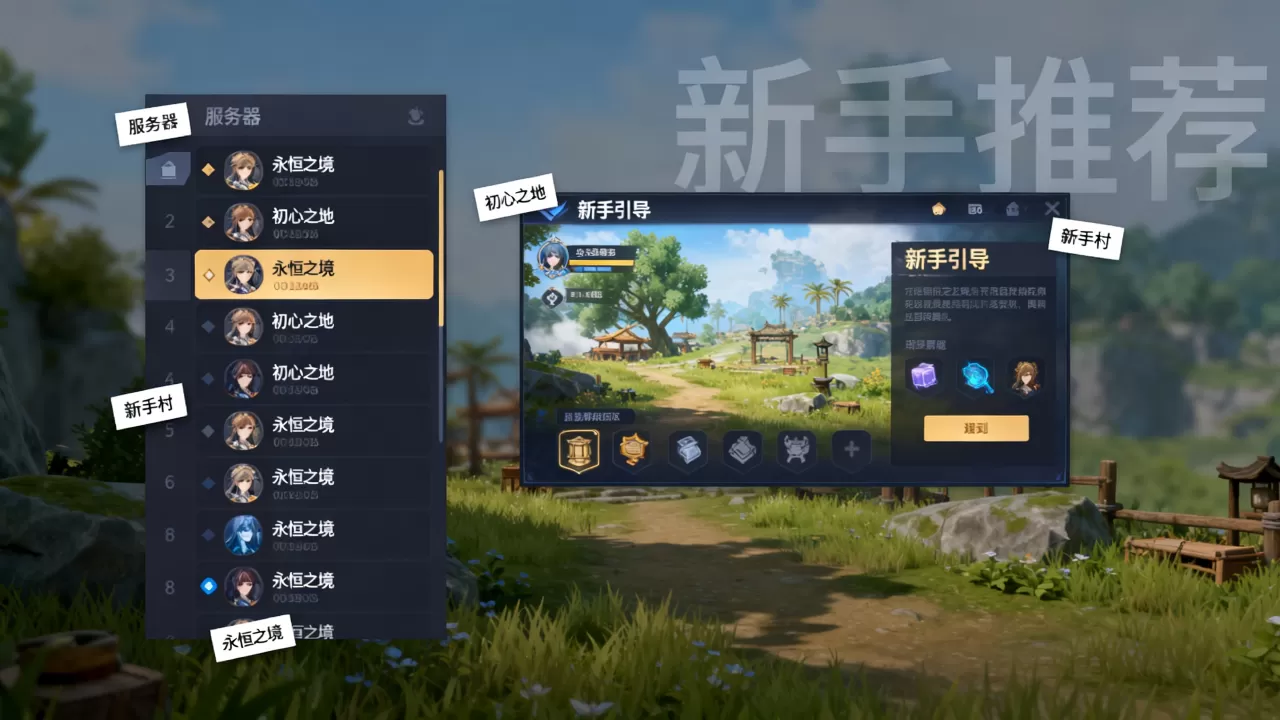 永恒世界有哪些服务器,哪个服务器适合新手? 永恒世界有哪些服务器,哪个服务器适合新手?