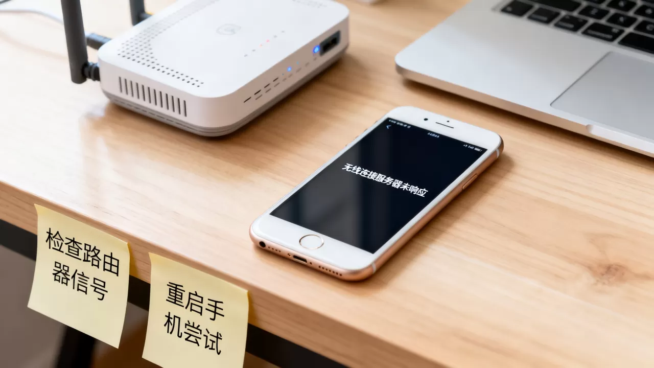 6s无线一直连接服务器未响应怎么解决?,是什么原因导致的? 6s无线一直连接服务器未响应怎么解决?,是什么原因导致的?