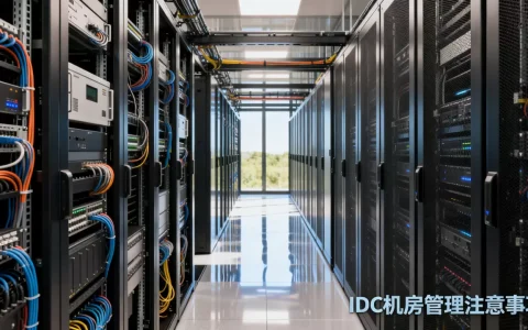 IDC机房简介和机房管理怎么做？有哪些注意事项？